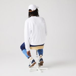 Толстовка Lacoste , цвет белый, для мужчин