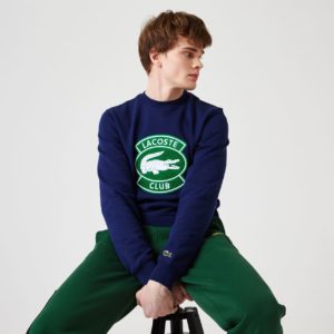 Толстовка Lacoste , цвет синий, для мужчин Толстовка Lacoste , цвет синий, для мужчин