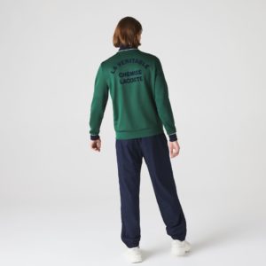 Толстовка Lacoste , цвет зеленый, для мужчин
