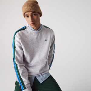 Толстовка Lacoste , цвет серый, для мужчин Толстовка Lacoste , цвет серый, для мужчин