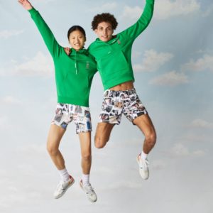 Толстовка Lacoste POLAROID , цвет зеленый, для мужчин Толстовка Lacoste POLAROID , цвет зеленый, для мужчин