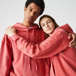 Толстовка Lacoste , цвет розовый, для мужчин Толстовка Lacoste , цвет розовый, для мужчин