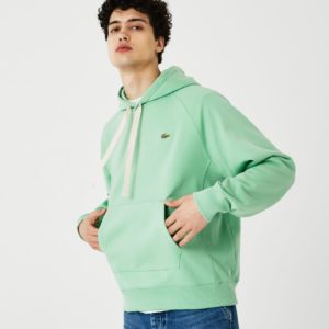 Толстовка Lacoste , цвет зеленый, для мужчин Толстовка Lacoste , цвет зеленый, для мужчин