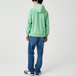 Толстовка Lacoste , цвет зеленый, для мужчин