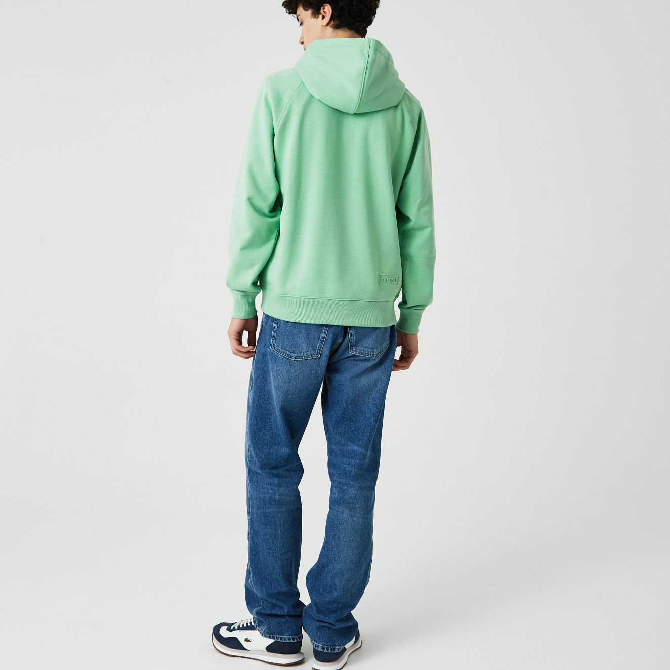 Толстовка Lacoste , цвет зеленый, для мужчин Толстовка Lacoste , цвет зеленый, для мужчин