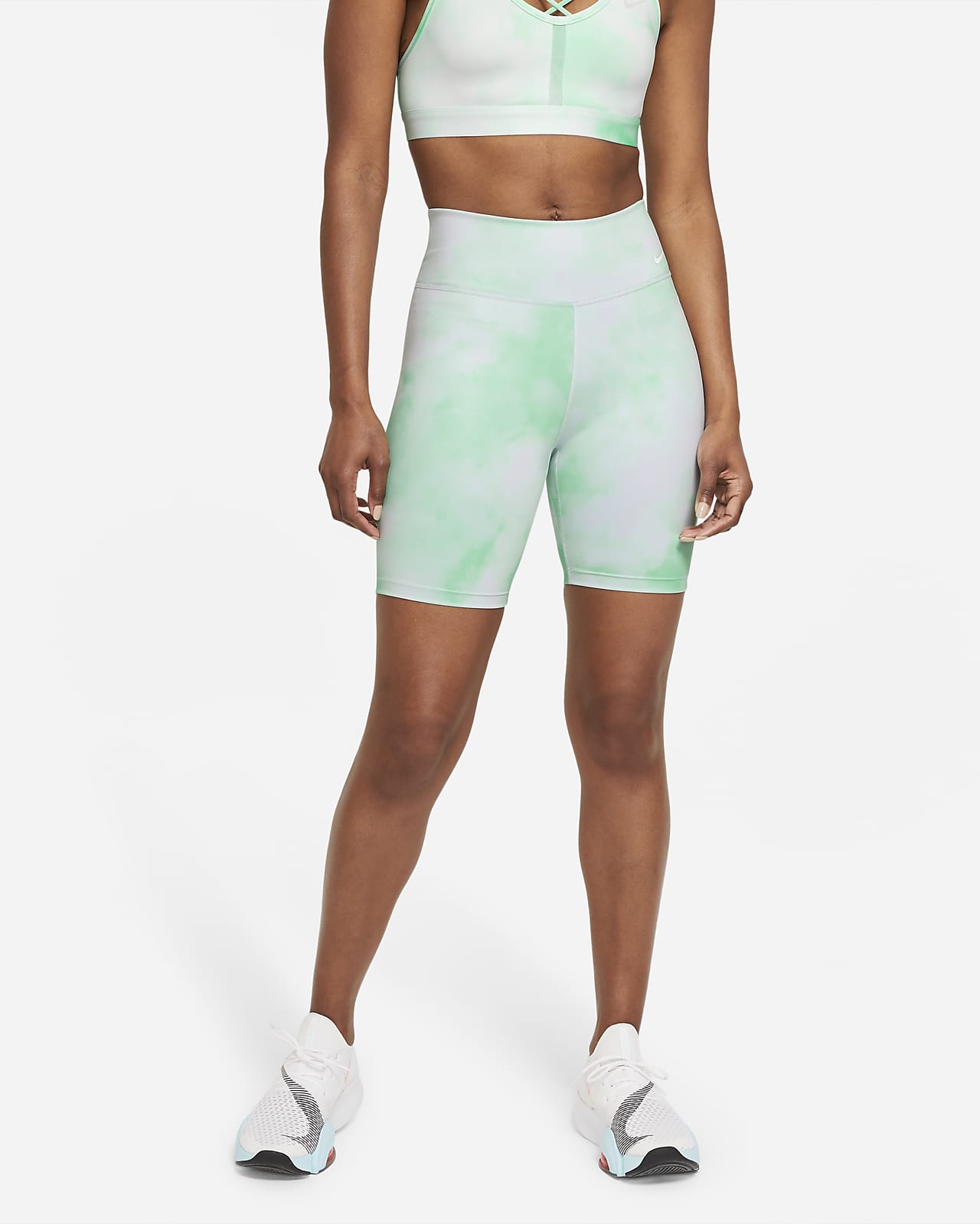 Женские шорты с принтом Nike One Icon Clash 18 см Nike One Icon Clash Женские шорты с принтом Nike One Icon Clash 18 см Nike One Icon Clash