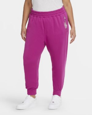 Женские слегка укороченные флисовые брюки Nike Air (большие размеры) Nike Air