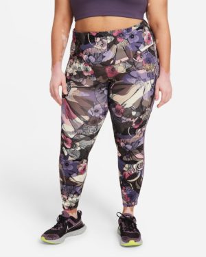Женские слегка укороченные леггинсы для бега со средней посадкой Nike Epic Fast Femme (большие размеры) Nike Epic Fast Femme
