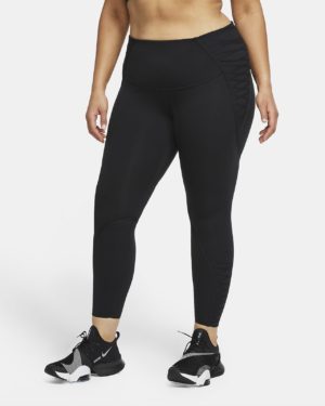 Женские слегка укороченные леггинсы со шнуровкой Nike One Luxe (большие размеры) Nike One Luxe