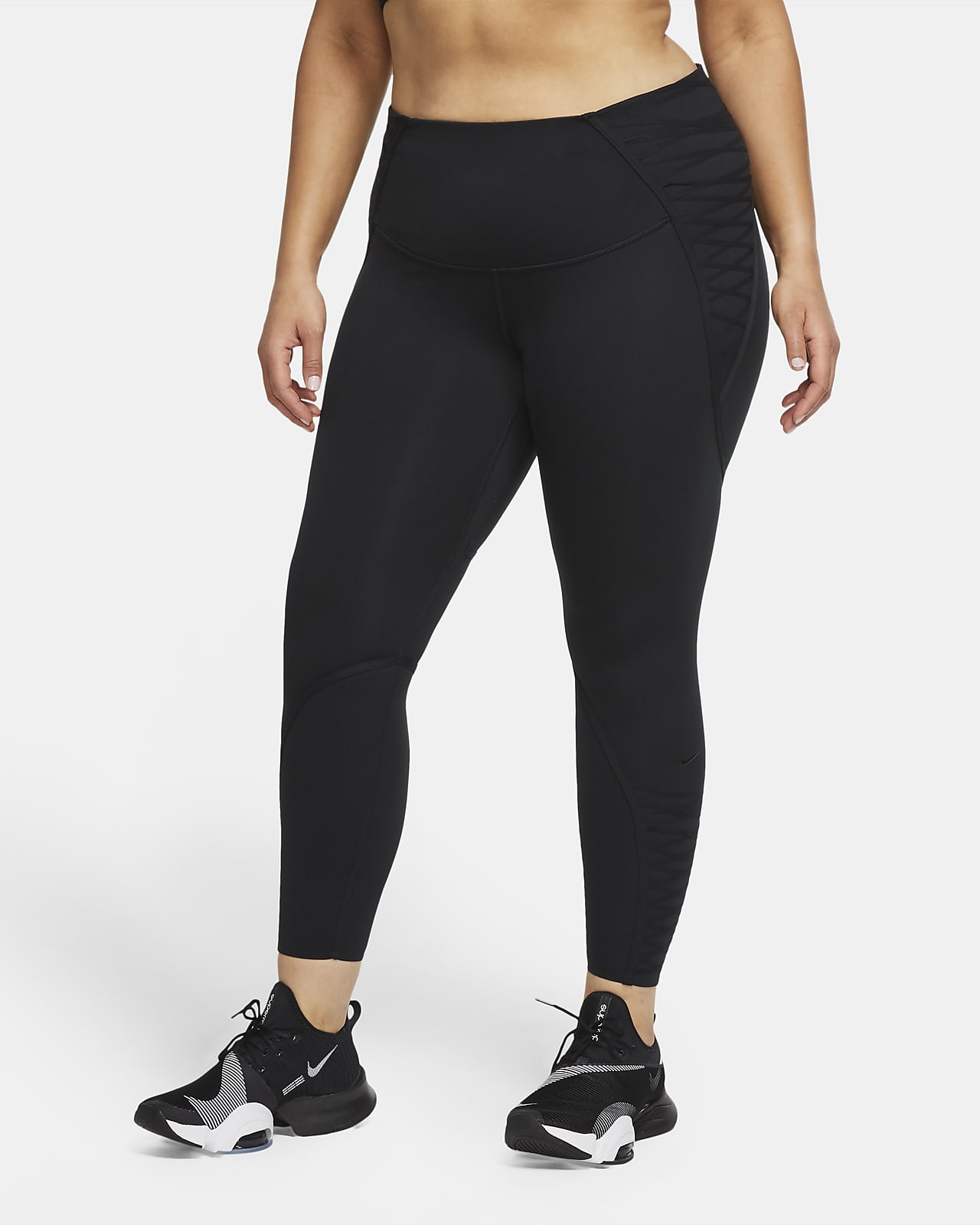 Женские слегка укороченные леггинсы со шнуровкой Nike One Luxe (большие размеры) Nike One Luxe Женские слегка укороченные леггинсы со шнуровкой Nike One Luxe (большие размеры) Nike One Luxe