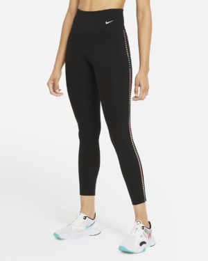 Женские слегка укороченные леггинсы со средней посадкой Nike One Rainbow Ladder Nike One Rainbow Ladder