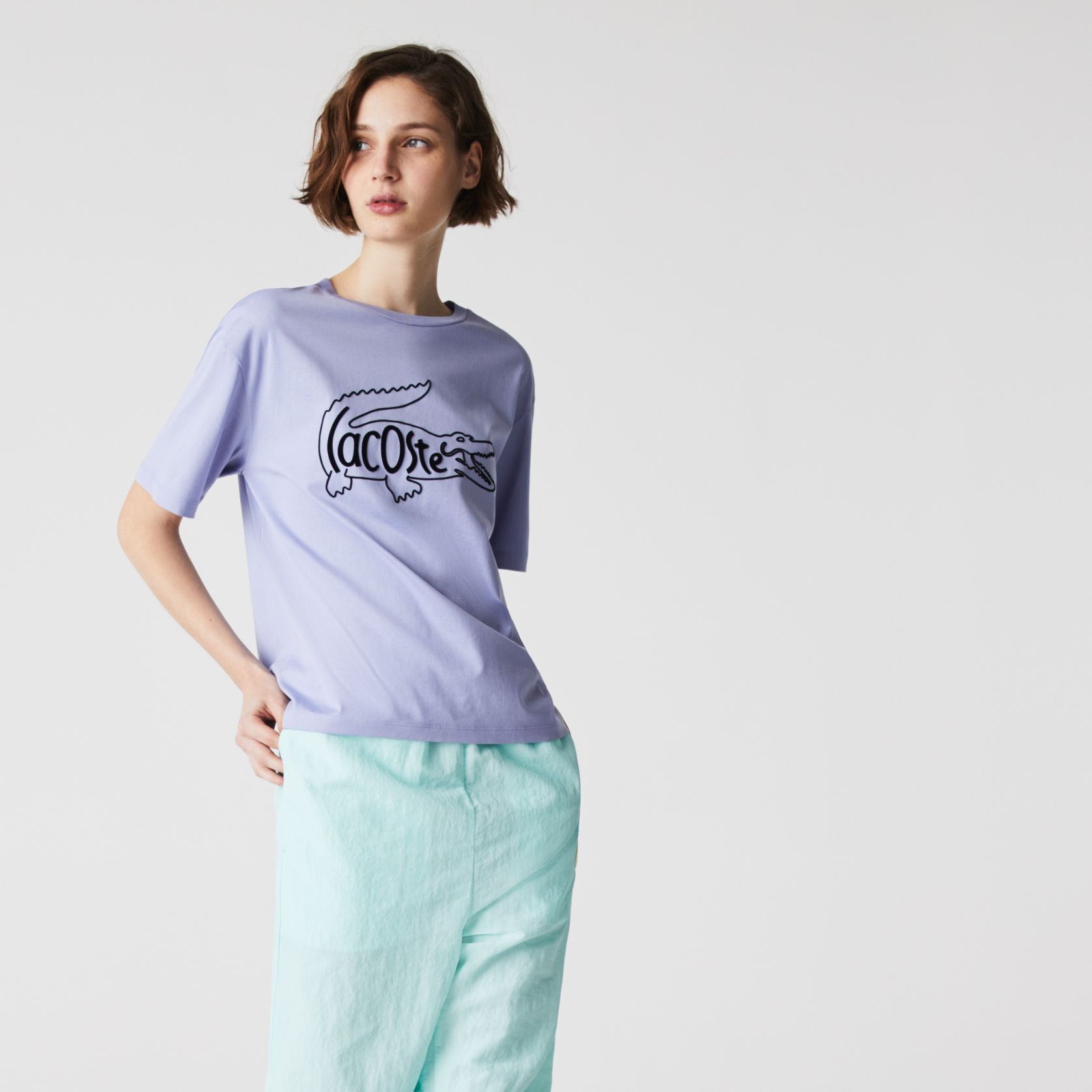 Футболка Lacoste , для женщин Футболка Lacoste , для женщин