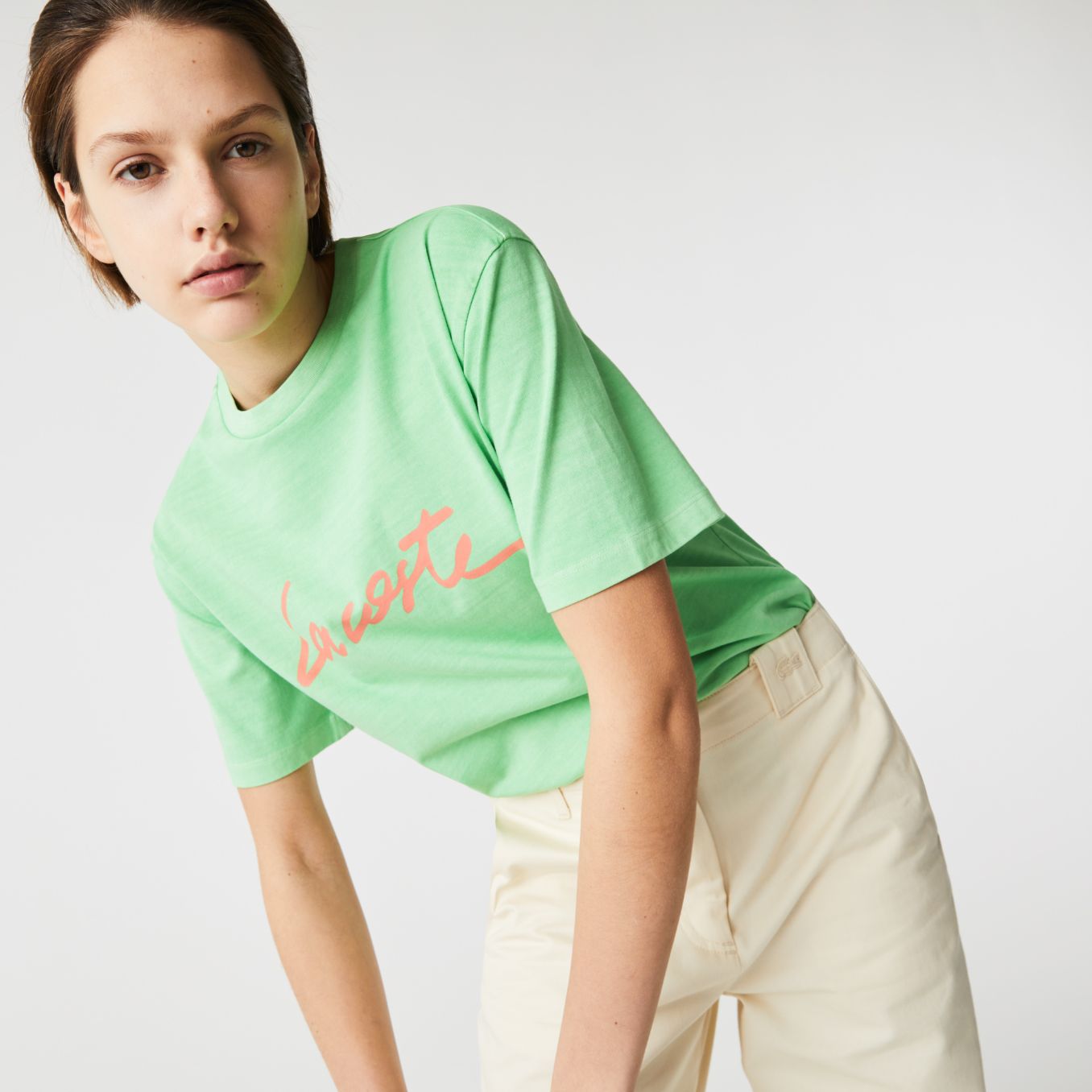 Футболка Lacoste , для женщин Футболка Lacoste , для женщин