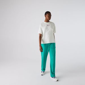 Футболка Lacoste L!VE , цвет белый, для женщин Футболка Lacoste L!VE , цвет белый, для женщин