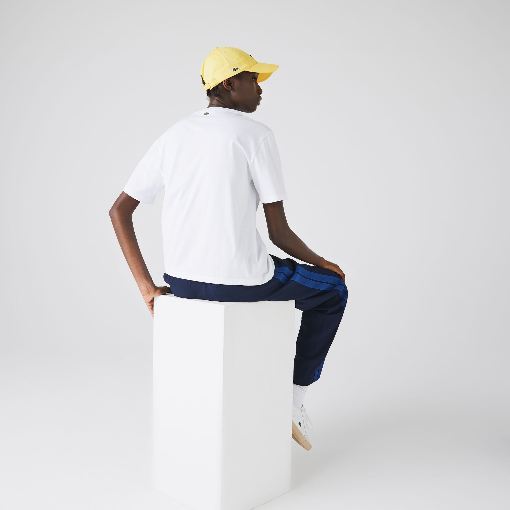 Футболка Lacoste , цвет белый, для женщин Футболка Lacoste , цвет белый, для женщин