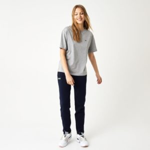 Футболка Lacoste , цвет серый, для женщин Футболка Lacoste , цвет серый, для женщин