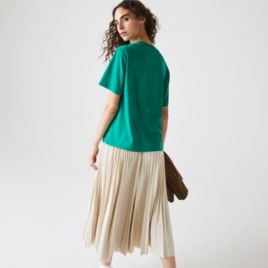 Футболка Lacoste , цвет голубой, для женщин