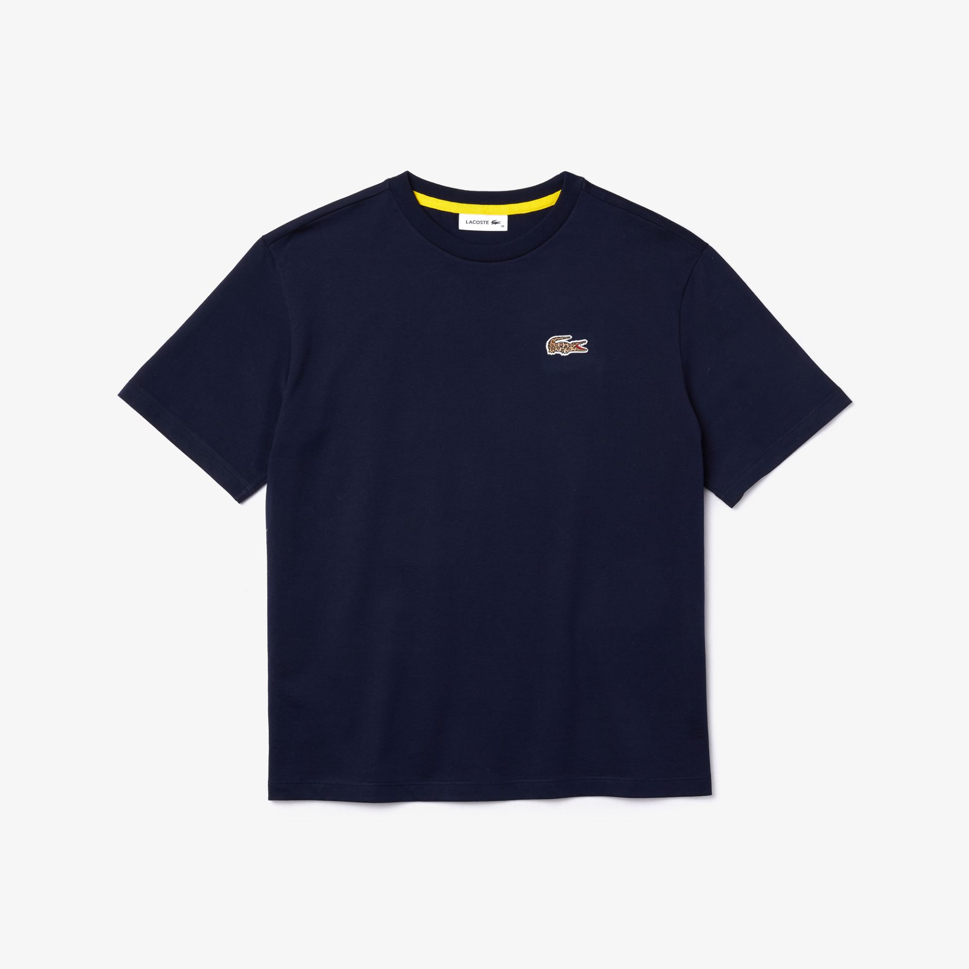 Футболка Lacoste NATIONAL GEOGRAPHIC , цвет синий, для женщин Футболка Lacoste NATIONAL GEOGRAPHIC , цвет синий, для женщин