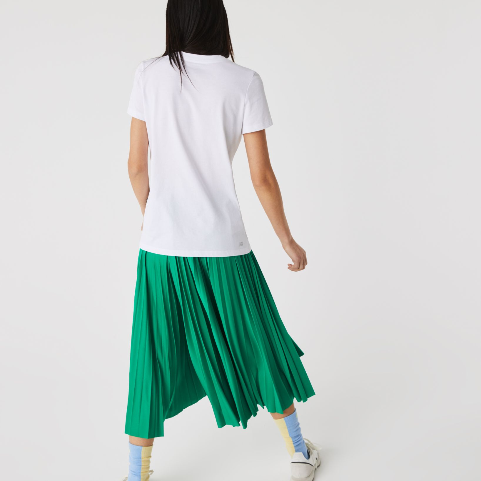 Футболка Lacoste , цвет белый, для женщин Футболка Lacoste , цвет белый, для женщин