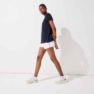 Футболка Lacoste , цвет синий, для женщин