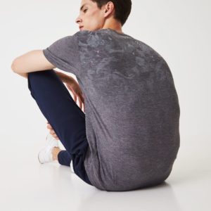 Футболка Lacoste , цвет черный, для мужчин