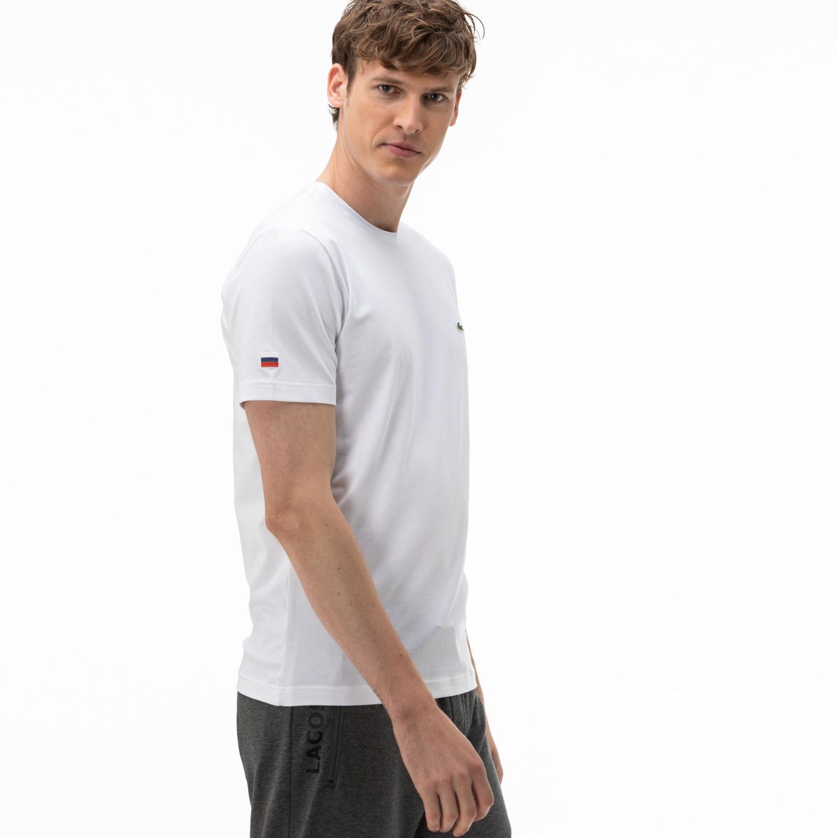 Футболка Lacoste , для мужчин Футболка Lacoste , для мужчин