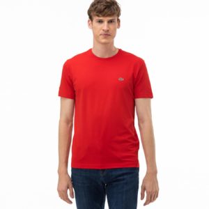 Футболка Lacoste , цвет красный, для мужчин