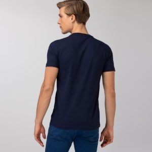 Футболка Lacoste , цвет синий, для мужчин