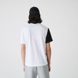 Футболка Lacoste , цвет белый, для мужчин