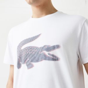 Футболка Lacoste , цвет розовый, для мужчин