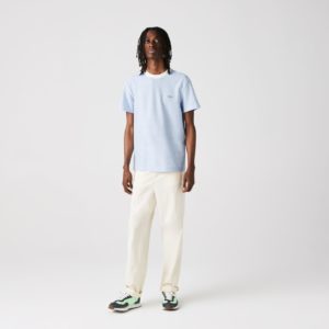 Футболка Lacoste , цвет голубой, для мужчин