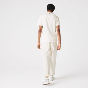 Футболка Lacoste , цвет белый, для мужчин