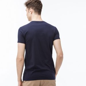 Футболка Lacoste , цвет синий, для мужчин