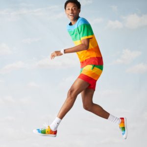 Футболка Lacoste POLAROID , цвет разноцветный, для мужчин Футболка Lacoste POLAROID , цвет разноцветный, для мужчин
