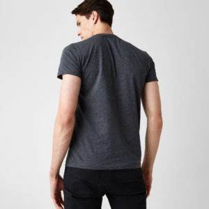Футболка Lacoste , цвет черный, для мужчин