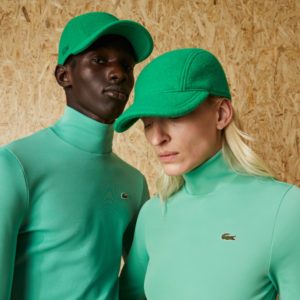 Футболка Lacoste Unisex FASHION SHOW , цвет зеленый, для мужчин