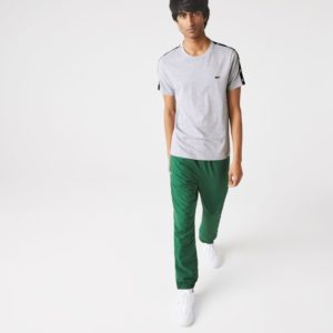 Футболка Lacoste , цвет серый, для мужчин