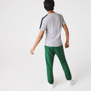 Футболка Lacoste , цвет серый, для мужчин