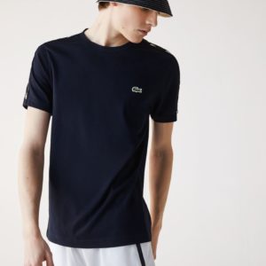 Футболка Lacoste , цвет синий, для мужчин