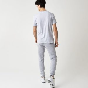 Футболка Lacoste , цвет серый, для мужчин