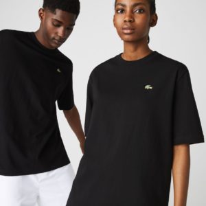 Футболка Lacoste L!VE , цвет черный, для мужчин