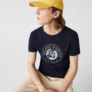 Футболка Lacoste ROLAND GARROS PERFORMANCE , цвет синий, для мужчин