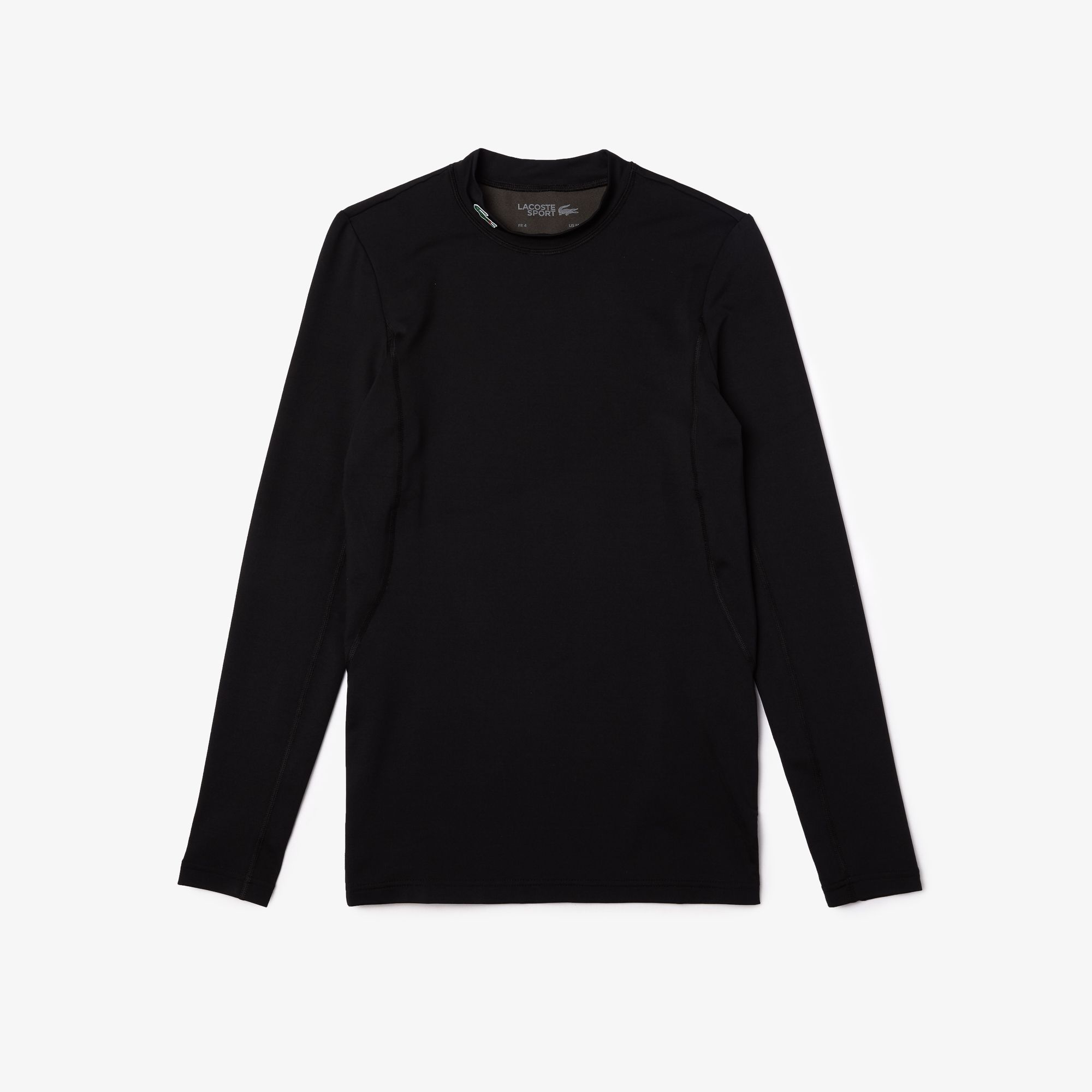 Футболка Lacoste , цвет черный, для мужчин Футболка Lacoste , цвет черный, для мужчин
