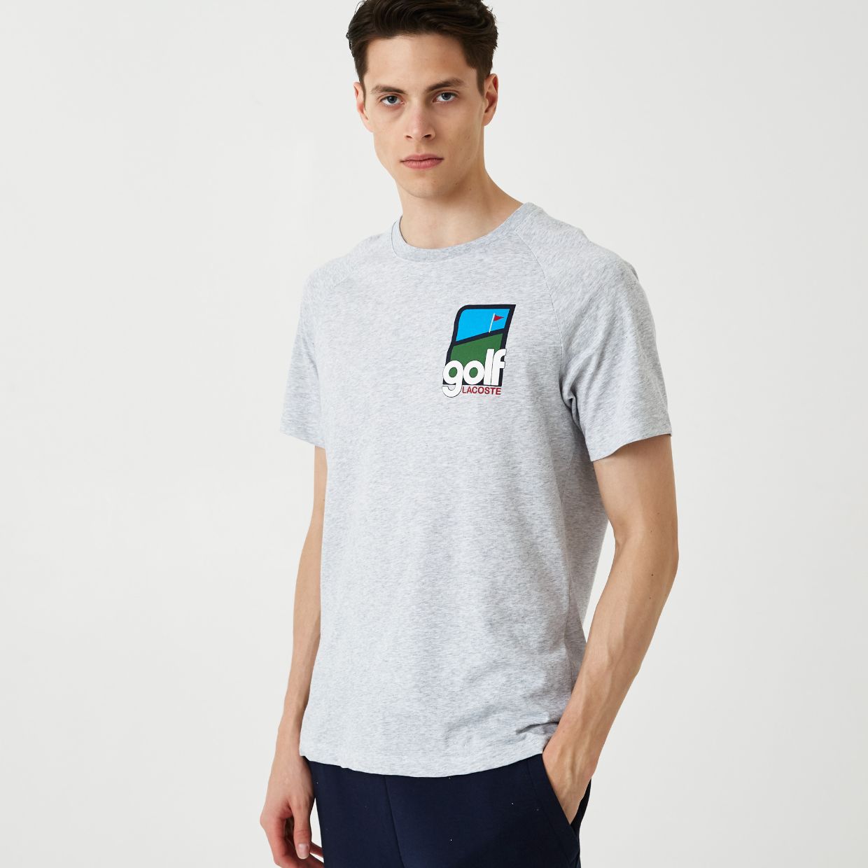 Футболка Lacoste , для мужчин Футболка Lacoste , для мужчин