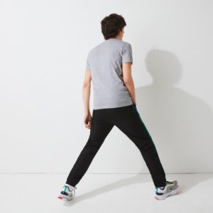 Футболка Lacoste , цвет серый, для мужчин