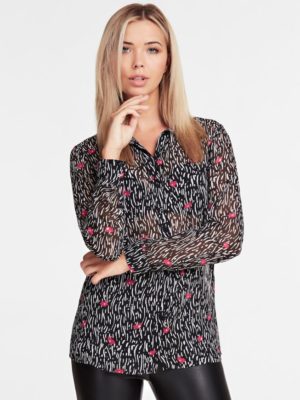 РУБАШКА С ПРИНТОМ Guess