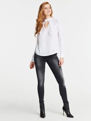 ТОП С ПРОРЕЗЬЮ СПЕРЕДИ Guess