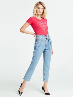 ФУТБОЛКА С ТРЕУГОЛЬНЫМ ЛОГОТИПОМ Guess