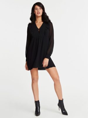 ПЛАТЬЕ С ОБОРКАМИ Guess