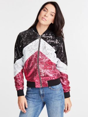 БОМБЕР С ПАЙЕТКАМИ Guess